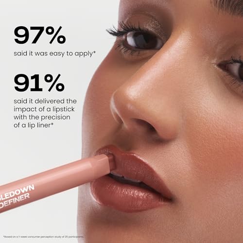 Sacheu DoubleDown Lip Definer with Balm - That's Cute, 2-in-1 Lip Liner & Satin Color