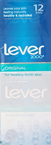 Lever 2000 Bar Soap Refreshing Body Soap and Facial Cleanser Original Effectively Washes Away Bacteria 4 oz 12 Bars