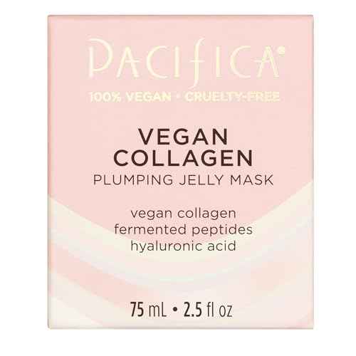 Pacifica Vegan Collagen Plumping Jelly Mask – Overnight Hydrating Face Mask with Vegan Collagen, Squalane & Hyaluronic Acid, Deep Moisture for Plump, Dewy Skin, Glass Skin Glow, Clean Beauty Skincare