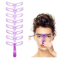Amariver Eyebrow Stencil Kit - 8 Reusable Templates with Handle