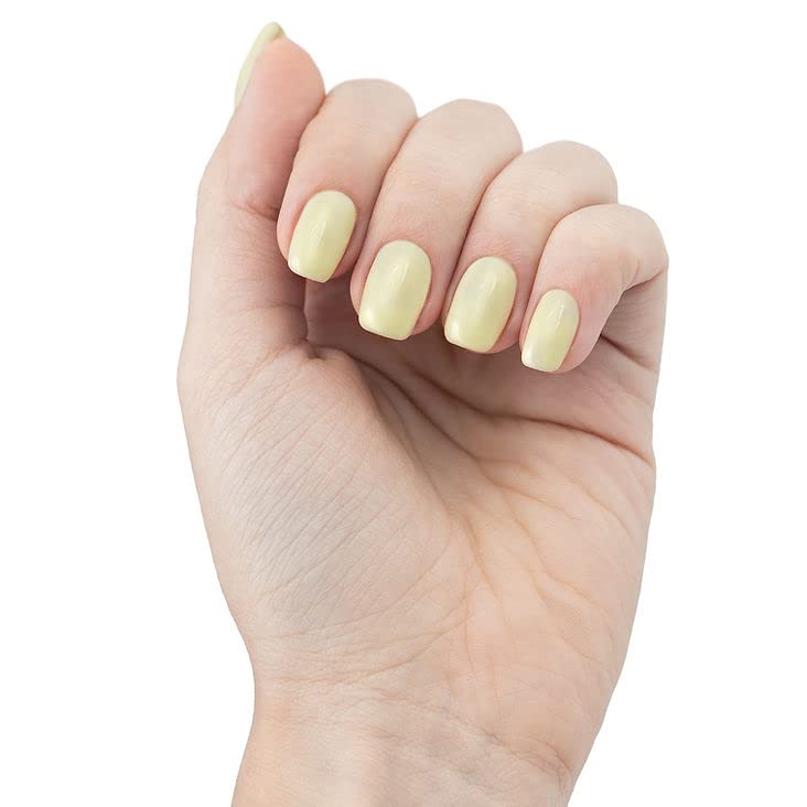 noorb beauty Lemon Yellow Gel Polish, Natural Gel Nail Polish with Organic Pigments, Soak Off UV Nail Gel Polish Yellow Color