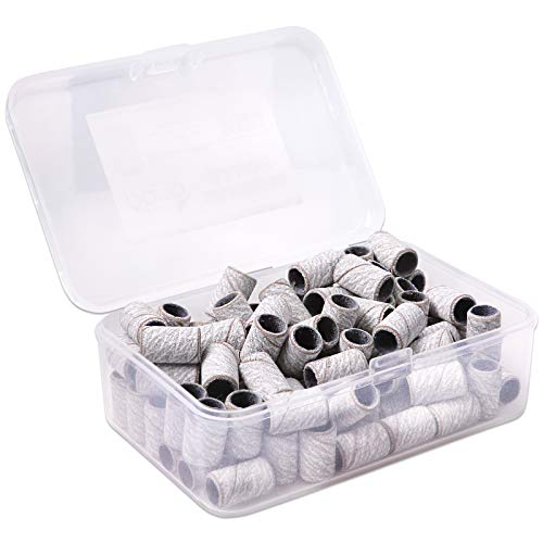 240 Grit Zebra Nail Sanding Bands – 100 Pack for Nail Drills
