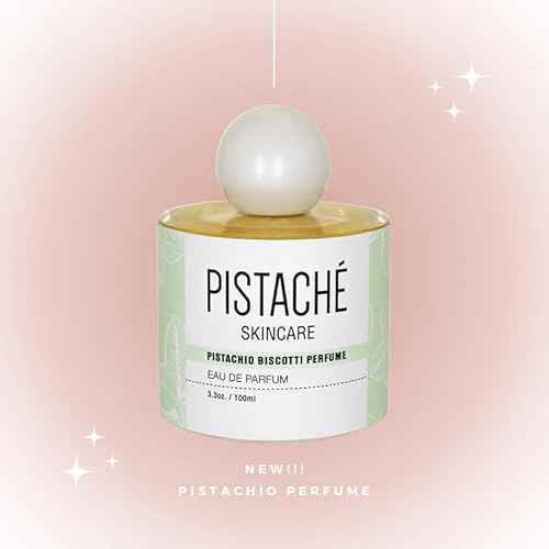 Pistach? Skincare Pistachio Biscotti Perfume Eau de Parfum | Nutty & Sweet Boyfriend Butter Scent | Long-Lasting Fragrance, 3.38 oz