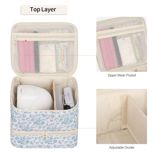 Ethereal Nail Polish Organizer Bag - Holds 30+ Bottles