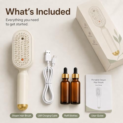 Electric Spray Hair Brush with Air Cushion Bristles (2-Pack)