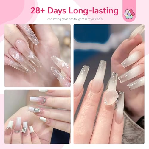 SAVILAND Dip Powder Liquid Set 20ml - 4 Piece No-UV Nail Kit