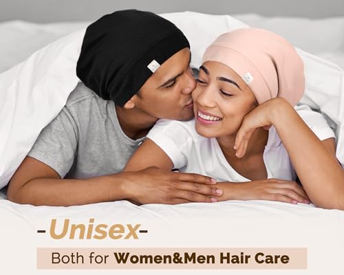 YANIBEST Slouchy Beanie Satin Lined Sleep Cap for Women Men