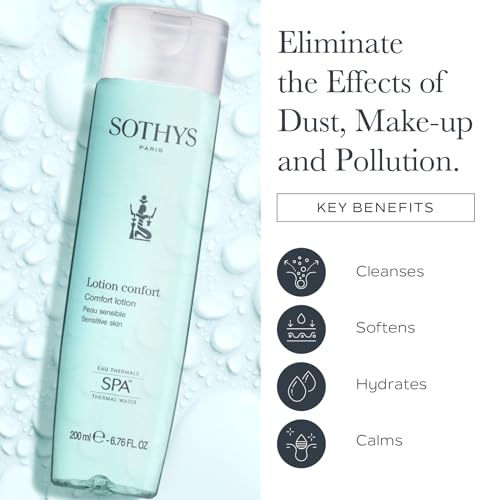 SOTHYS Comfort Lotion | Hydrating Face Toner for Sensitive Skin | Gentle Makeup Remover