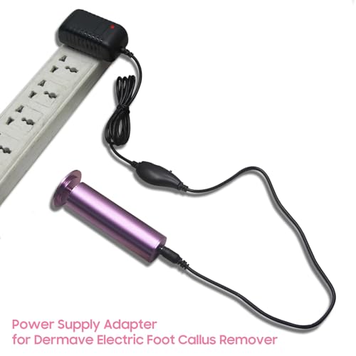 12V 1A Power Adapter for Electric Foot Callus Removers, 6ft Cord