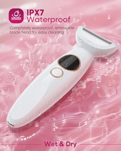 3-in-1 Electric Bikini Trimmer for Women - USB Rechargeable & Waterproof