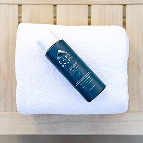 Oars + Alps Men's Sulfate Free Shampoo, Infused with Witch Hazel & Tea Tree Oil, Cleanses & Refreshes, Alpine Tea Tree Scent, 1 Pack, 13.5 Fl Oz