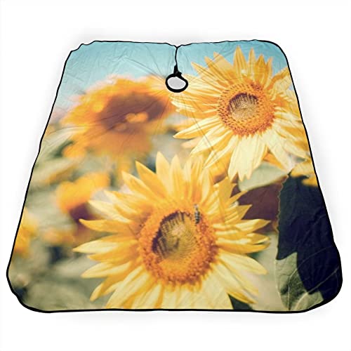 Custom Photo Barber Cape with Logo & Text - Polyester Hair Salon Apron