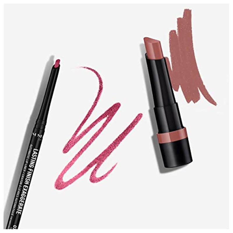 Rimmel Lasting Finish Exaggerate Automatic Lip Liner, 70 Pink Enchantment (Pack of 2)