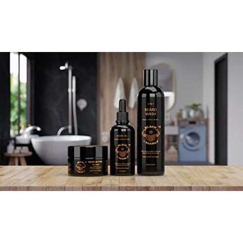 Black N Manly Beard Butter soothes and moisturizes your skin and beard, with biotin and collagen to promote hair growth Fresh Cologne scent beard oil beard wash all natural, By C-Lim
