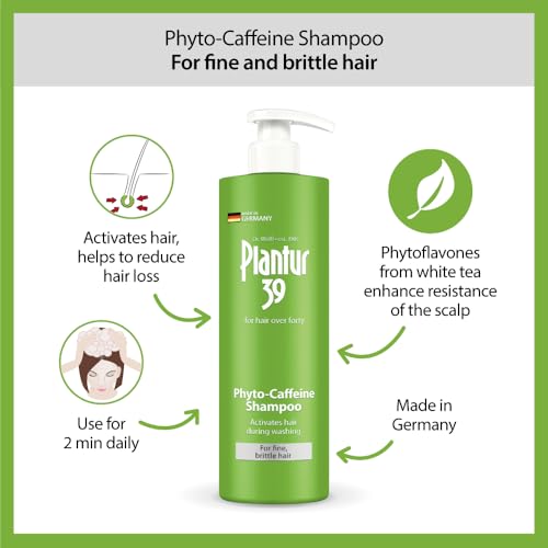 Plantur 39 Phyto-Caffeine Shampoo for Thinning Hair, 16.9 fl oz