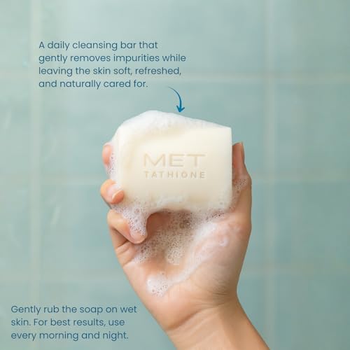 Glutathione Soap 100g ? Hydrating Antioxidant Bar for Face & Body | Gentle Daily Cleanser with Natural Moisturizers | Soft, Smooth Skin