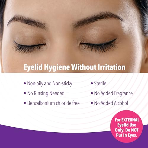 iVIZIA Micellar Eyelid Cleanser, 3.3 fl oz, Gentle Makeup Remover