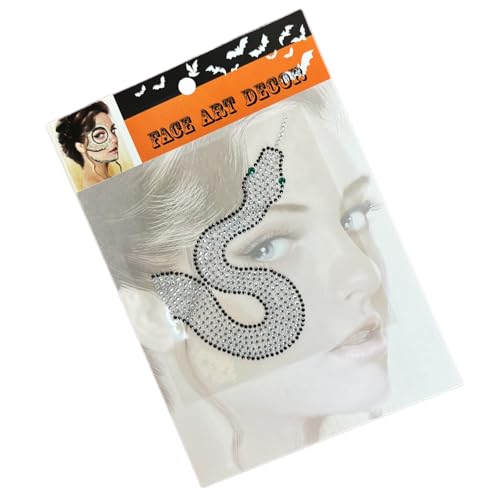 Day of the Dead Face Gems Sticker, 2-Pack Holographic