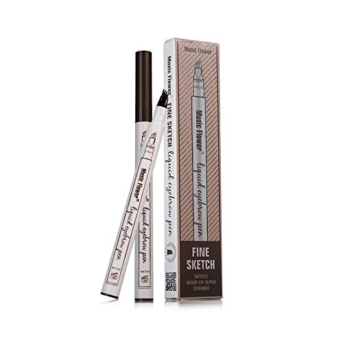 Music Flower Four Tip Eyebrow Tattoo Pen - 24Hr Waterproof