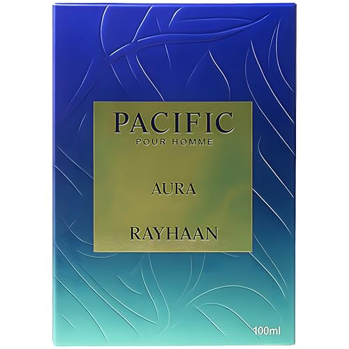 Rayhaan Pacific Aura Eau de Parfum for Men 3.4 oz