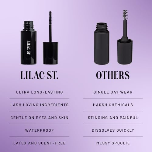 Lilac St Eternal Bond Black Lash Glue - Mini Wand Applicator