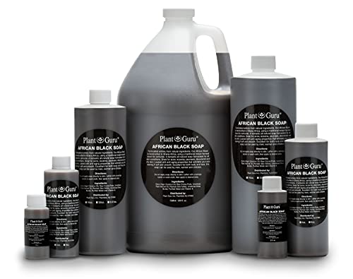Plant Guru African Black Soap Liquid 8 fl oz - Natural Cleanser
