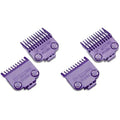 Andis 01900 Master Magnetic Comb Set ? Made Up of Polymer Material, Includes Long-Lasting Magnet Infused with Nano Silver Technology ? Fits Series MBA, MC-2, ML - 2 Pieces, Purple (Pack of 2)
