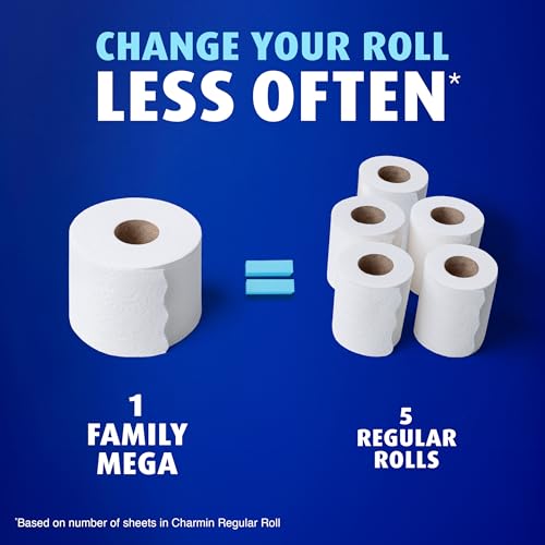 Charmin Ultra Soft Toilet Paper, 24 Family Mega Rolls (123 Regular)
