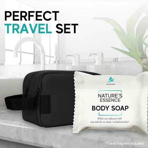 Bar Soap Bulk Individually Wrapped ? 120 Pack 0.5 oz Mini Hotel Soap Bars Bulk ? Travel Size Essential Toiletries for Hosts and Guests, Hotel, Hospitality, Shelters & Bathroom Amenities