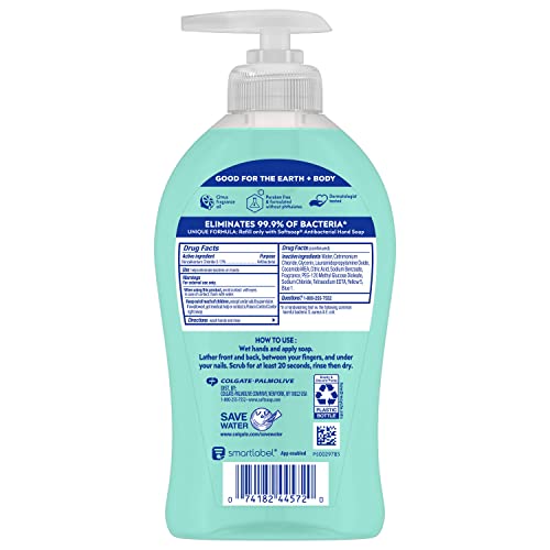 Softsoap Antibacterial Liquid Hand Soap, Fresh Citrus Scent Hand Soap, 11.25 Ounce, 6 Pack