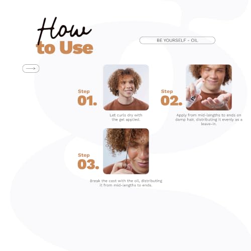 Curly Hair Finishing Oil | Argan & Castor Oil | Moisture & Shine | 4 OZ