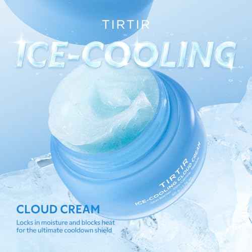 TIRTIR Ice-Cooling Cloud Cream | -4.36¡ÆC Instant Cool Down Firming Face Moisturizer for Day and Night Korean Skincare (1.76 Fl Oz)