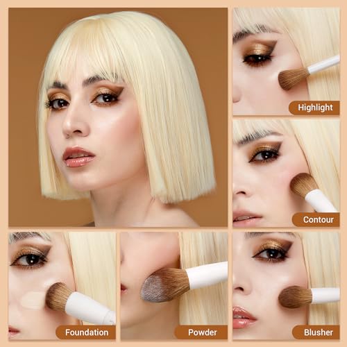 Jessup Face Makeup Brushes 5Pcs T493 Bundled with Face Makeup Brushes T508