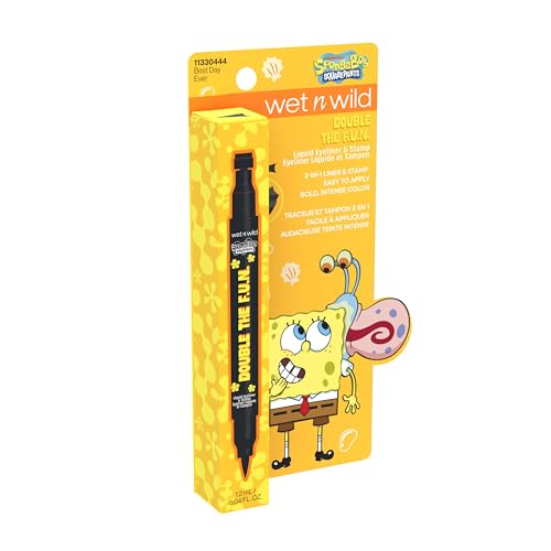 wet n wild SpongeBob Dual-Ended Liquid Eyeliner & Stamp