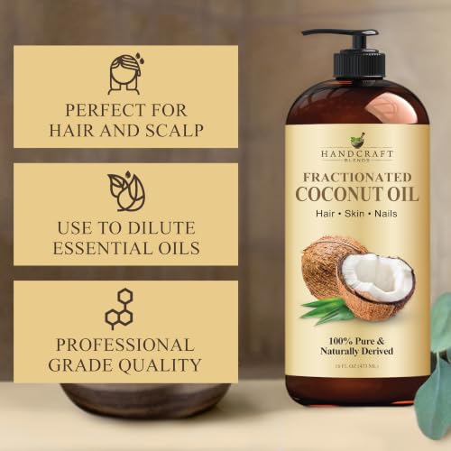 Handcraft Blends Fractionated Coconut Oil - 16 Fl Oz