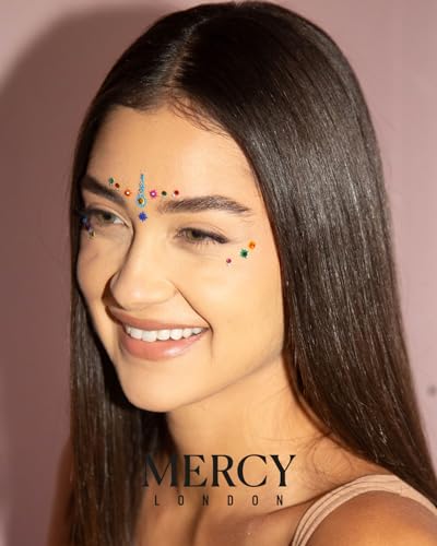 Shanaya Coloured Bindi Multipack by MERCY LONDON - Crystal Gems