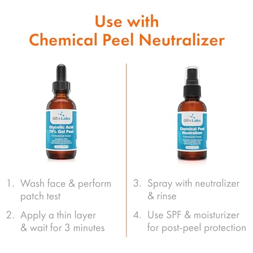 Chemical Peel Neutralizer - Skin pH Balancer for Salicylic, Lactic and Glycolic Acid Peels - Safe and Effective Post Peel Spray - 1 Bottle of 2 fl oz