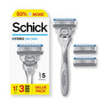 Schick Hydro Advanced Hydration 5-Blade Men’s Razor with Handle & 3 Refills
