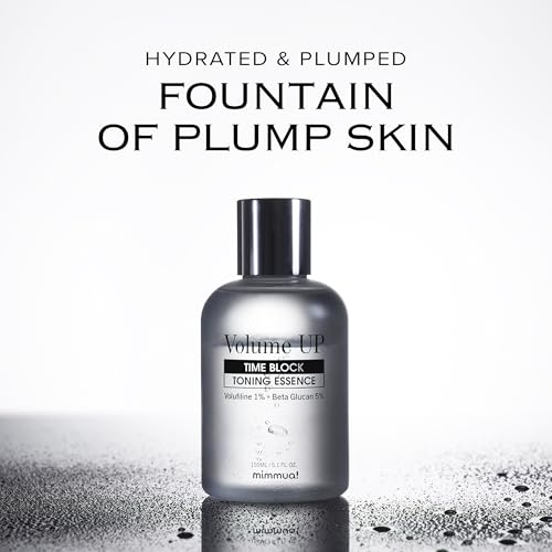 Volume Up Time Block Toning Essence | Anti-Aging, Anti-Wrinkle | 1% Volufiline, 5% Beta Glucan, Marine Algae Complex | Plumps Wrinkles by Stimulating Fat Cells | Fine Lines, Dry& Mature Skin | 150ml