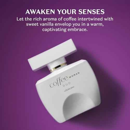 O BOTICARIO Coffee Duo Woman Eau de Toilette, Long-Lasting, Woody, Coffee Fragrance Perfume for Women, 3.4 Ounce