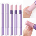 2-in-1 Ceramic Cuticle Oil Pusher Pens - Nail Care Repair Set, 5 Pack