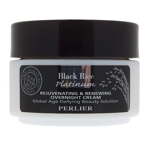 Perlier Platinum Black Rice Rejuvenating & Renewing Overnight Cream, 1.6 fl. oz.