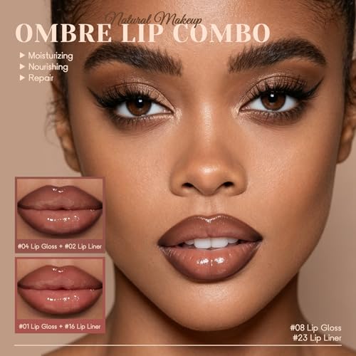 Noerrors 6-Piece Lip Combo Set with Liners & Glosses