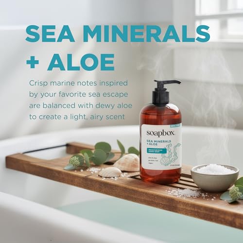 Soapbox Sea Minerals & Aloe Liquid Hand Soap - 3 Pack
