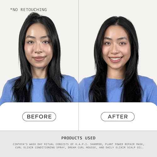 Sienna Naturals - Plant Power Repair Mask - Deep Conditioner for Damaged & Dry Hair - Strengthens, Hydrates & Repairs with Baobab Protein & Coconut Oil - Clean, Vegan Formula - 8 fl oz