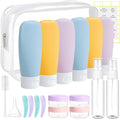 DEWSENSI 20 Pack Travel Bottles Set, TSA Approved, Leak Proof