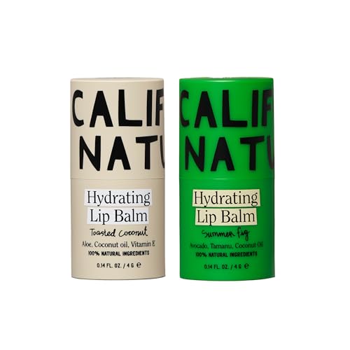 California Naturals Hydrating Lip Balm 2-Pack - Coconut & Fig