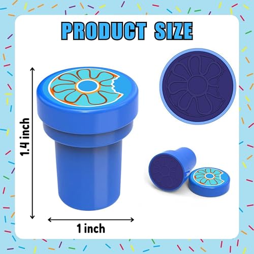 36 Piece Donut Party Favors Set - Tattoos & Stamps