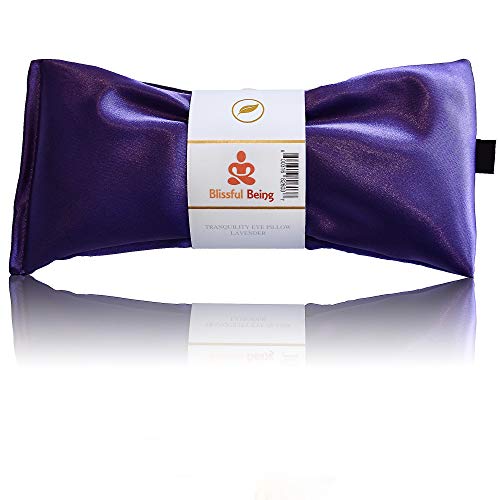 Silk Lavender Eye Pillow for Sleep & Meditation | Blissful Being