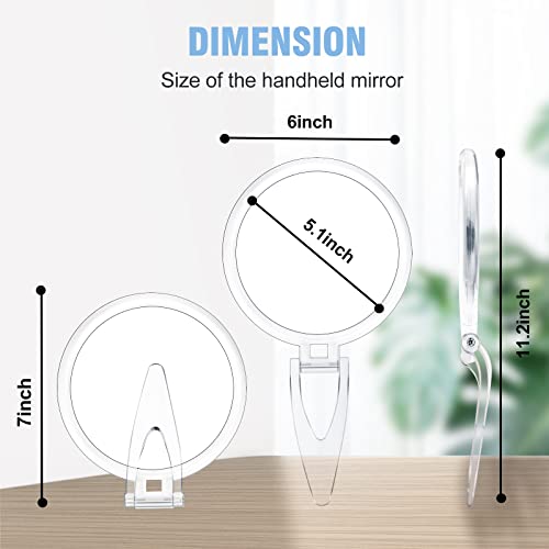 JMH 6 Inch Double-Sided Magnifying Mirror 1X/20X Magnification